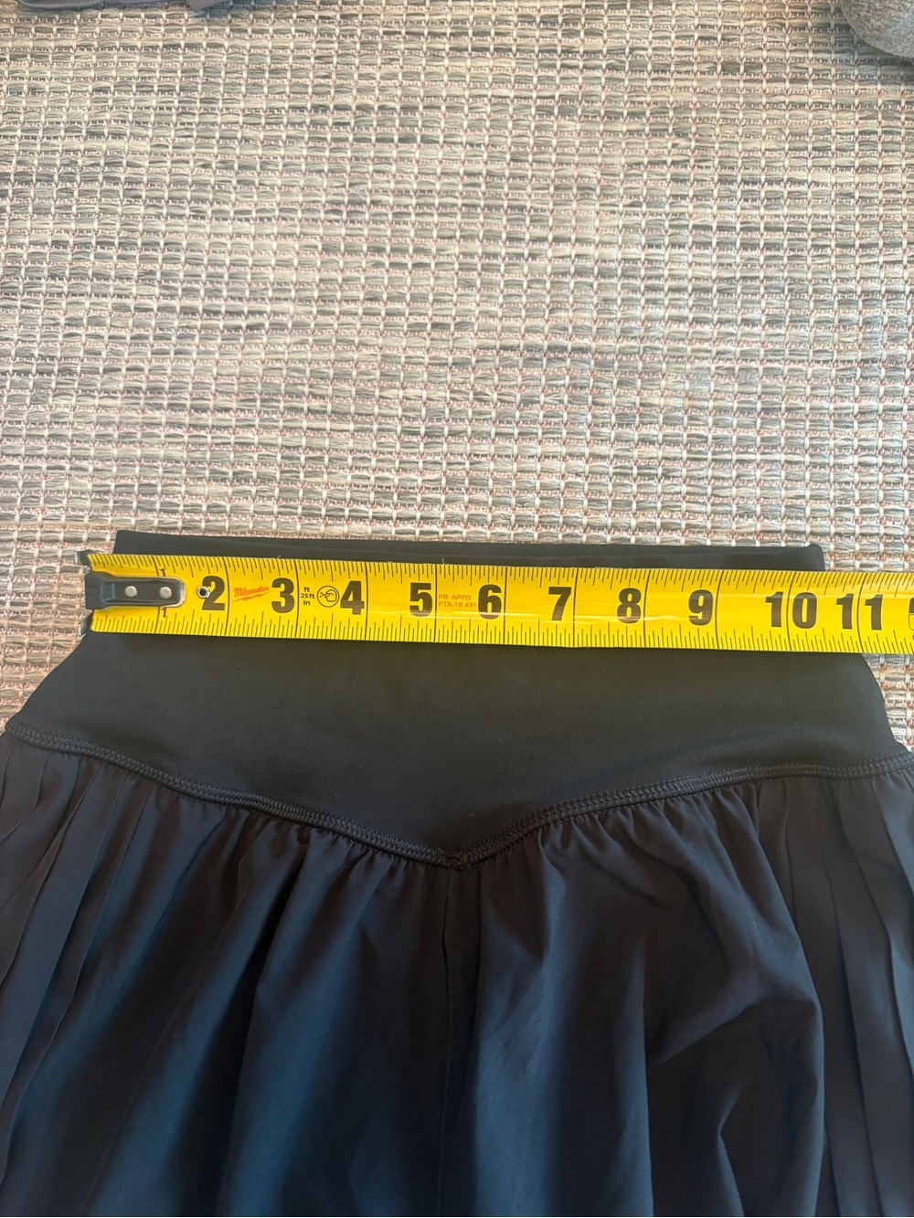 Offline by Aerie High-Waist Black Pleated Athletic Shorts - Picture 2 of 5